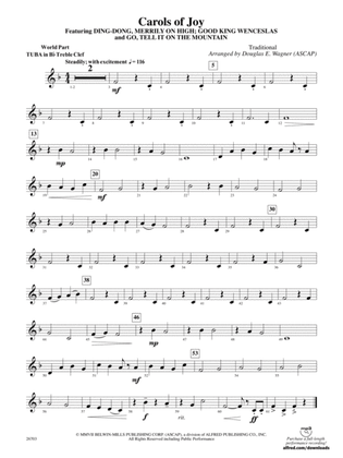 Carols of Joy: (wp) B-flat Tuba T.C.