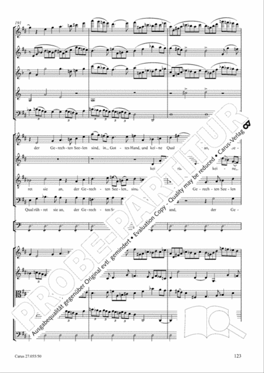 Ein Deutsches Requiem (German Requiem) 4-Part scores gallery preview page 130