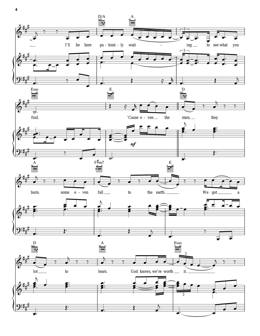 I Won't Give Up Acoustic Guitar scores gallery preview page 4