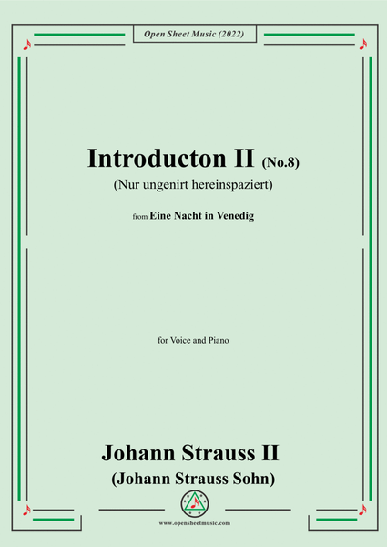 Johann Strauss II-Introducton II(Act II,No.8:Nur ungenirt hereinspaziert) image number null