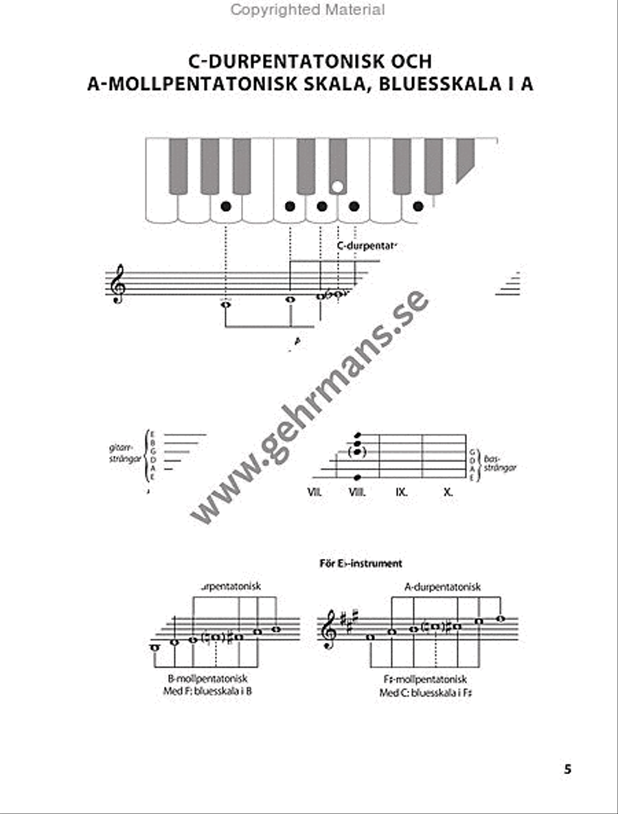 Lar dig improvisera! Bassoon scores gallery preview page 6
