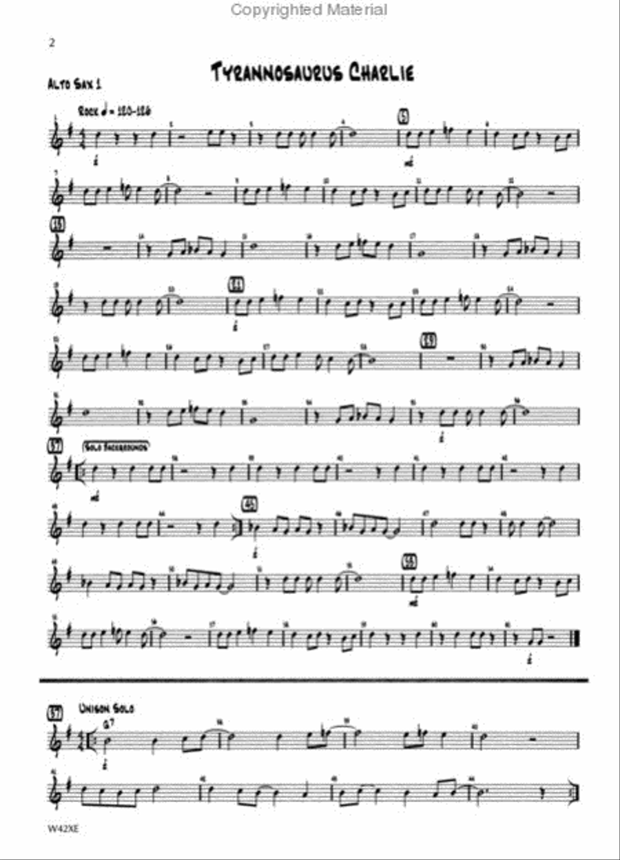 Standard of Excellence First Jazz Performance-Alto Sax 1 & 2 Concert Band scores gallery preview page 2