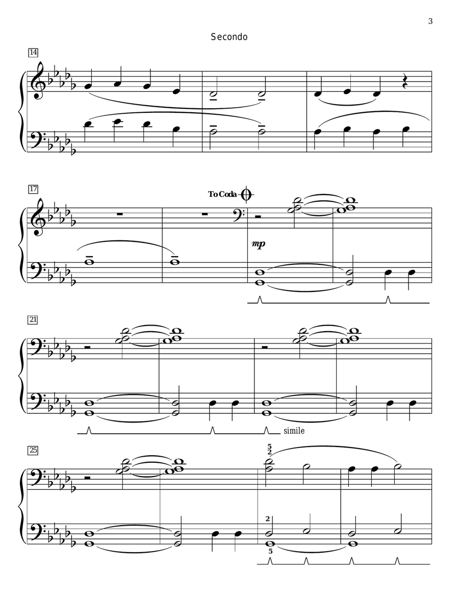 Rickshaw Ride Rickshaw Ride Piano Duet scores gallery preview page 3