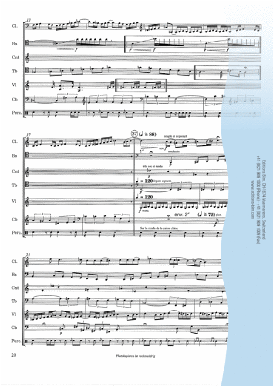 7 Péchés capitaux Bassoon scores gallery preview page 12