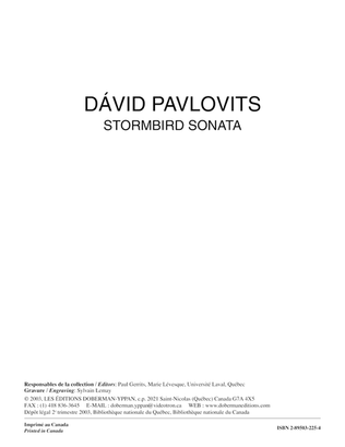 Book cover for Stormbird Sonata