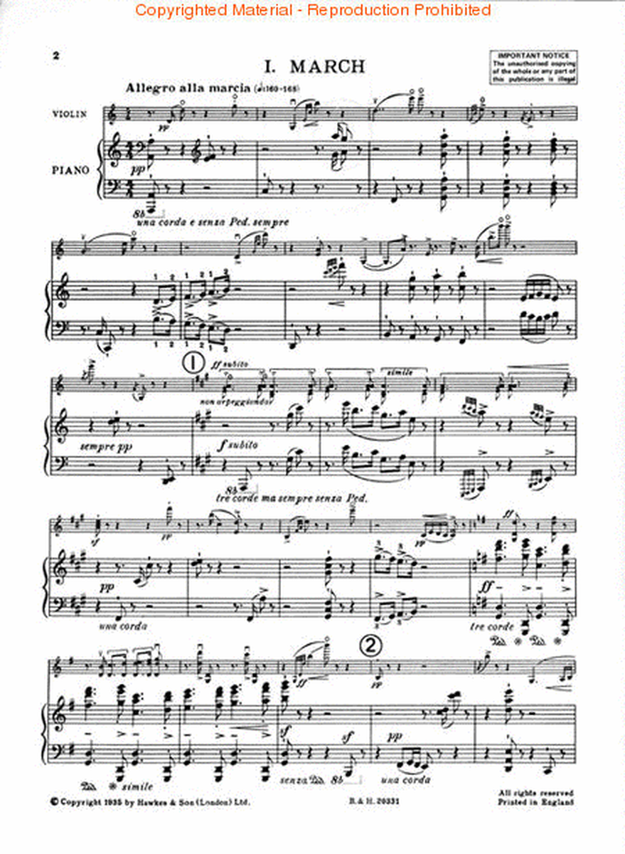 Three Pieces from the Suite, Op. 6