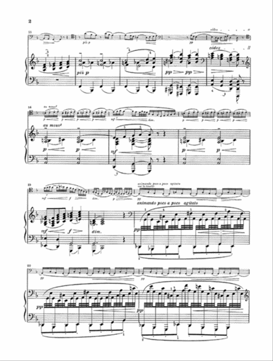 Sonata for Violoncello and Piano D Minor Piano Accompaniment scores gallery preview page 3