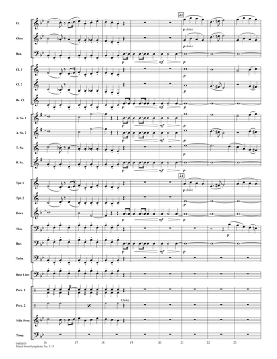 March from Symphony No. 2 - Full Score