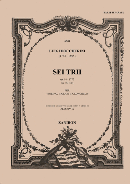 6 Trii Op. 14 - Six Trios Op. 14
