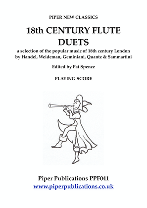 Book cover for 18th CENTURY FLUTE DUETS