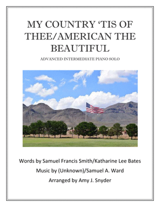 My Country 'Tis of Thee/America the Beautiful medley, piano solo