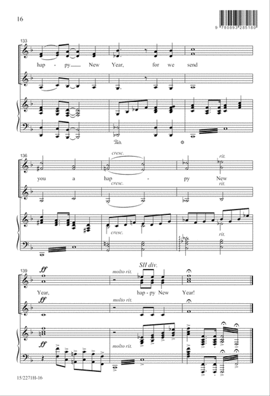 Here We Come A-Caroling! Here We Come A-Caroling! SSA scores gallery preview page 17