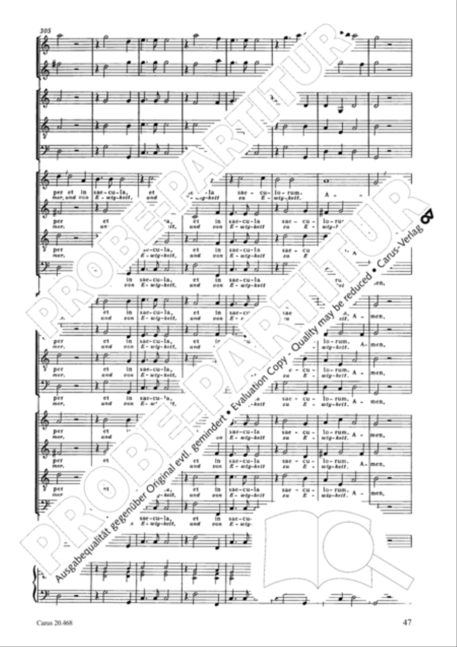 Uppsala-Magnificat 4-Part scores gallery preview page 48