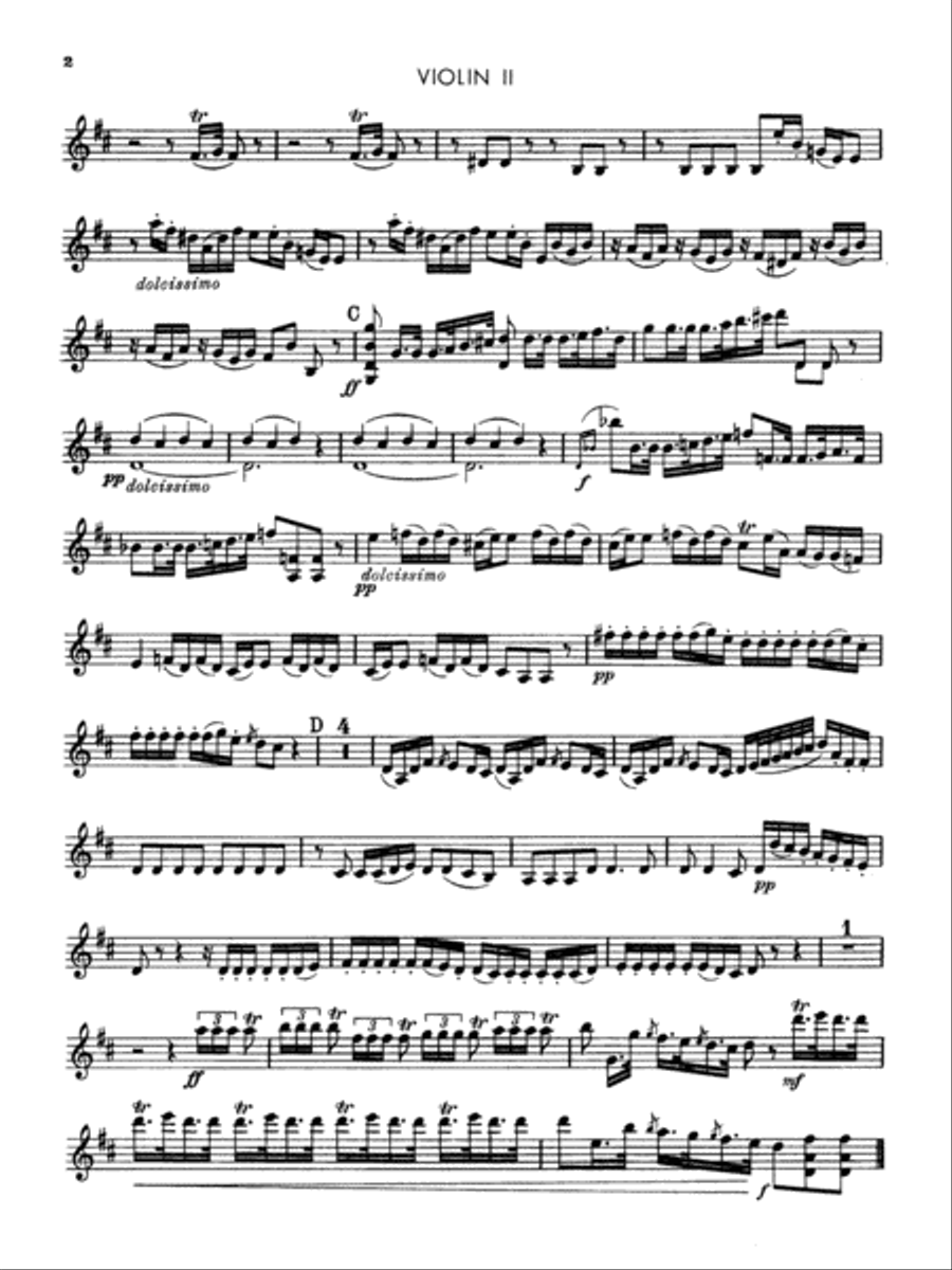 Boccherini: First Quintet in D Major, for Two Violins, Viola, Cello and Guitar Viola scores gallery preview page 2