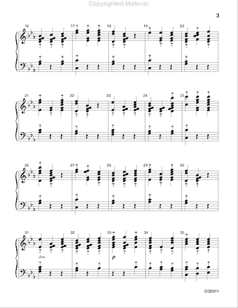 Percussive Praise [Mallet Melody] Handbell Choir scores gallery preview page 3