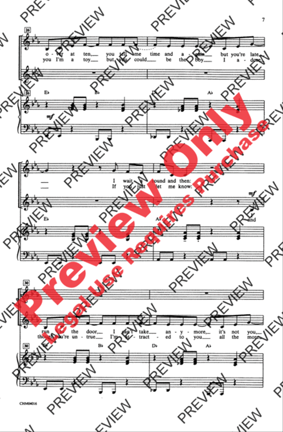 Build Me Up Buttercup 2-Part scores gallery preview page 6