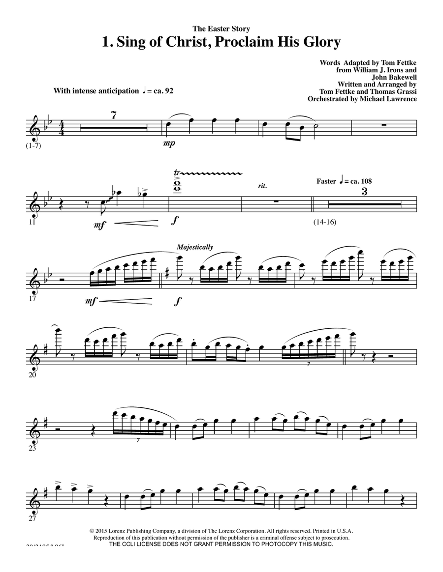 The Easter Story - CD with Printable Parts Choir scores gallery preview page 4