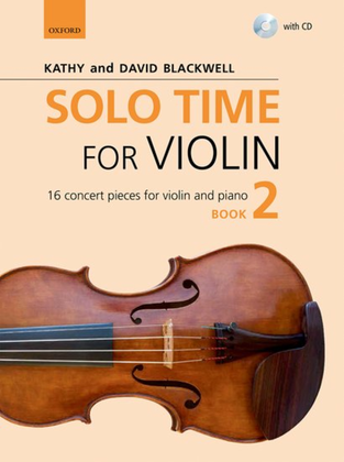 Book cover for Solo Time for Violin Book 2