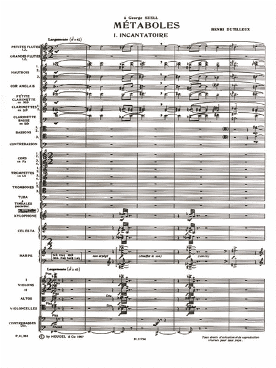 Metaboles (ph263) (orchestra) Orchestra scores gallery preview page 2