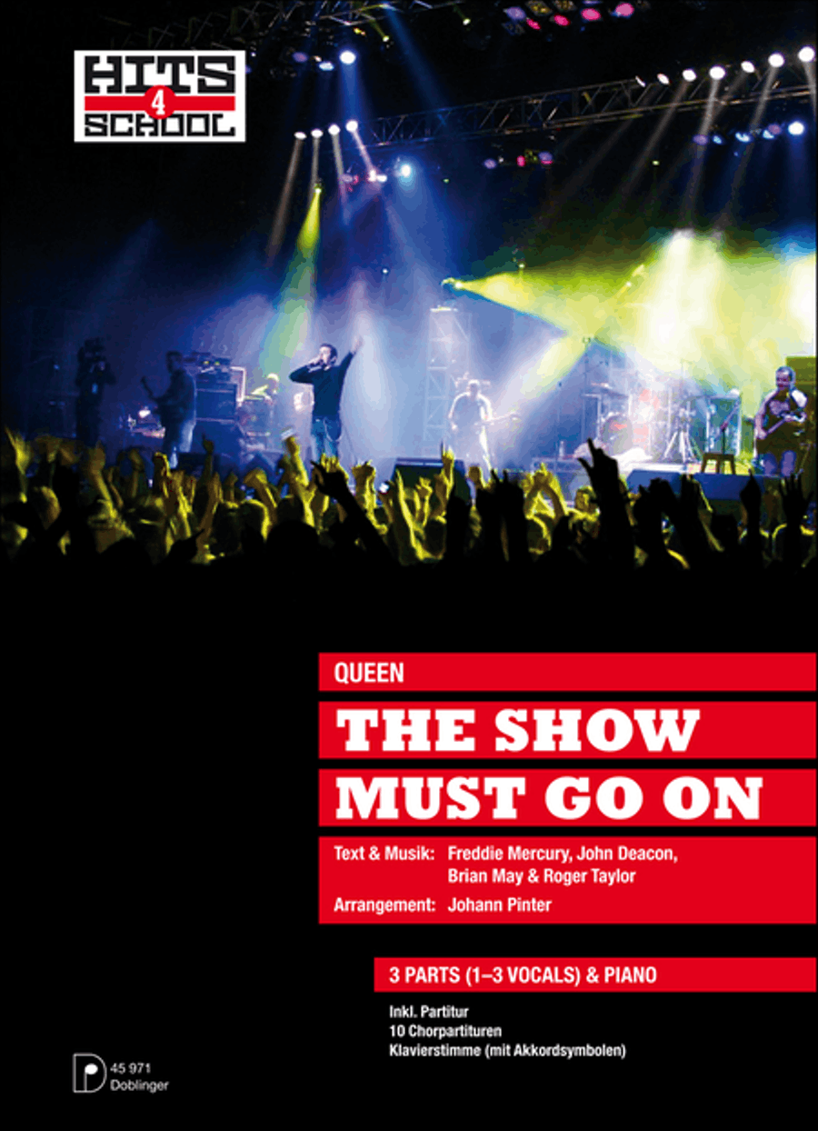 The show must go on Choir scores gallery preview page 1