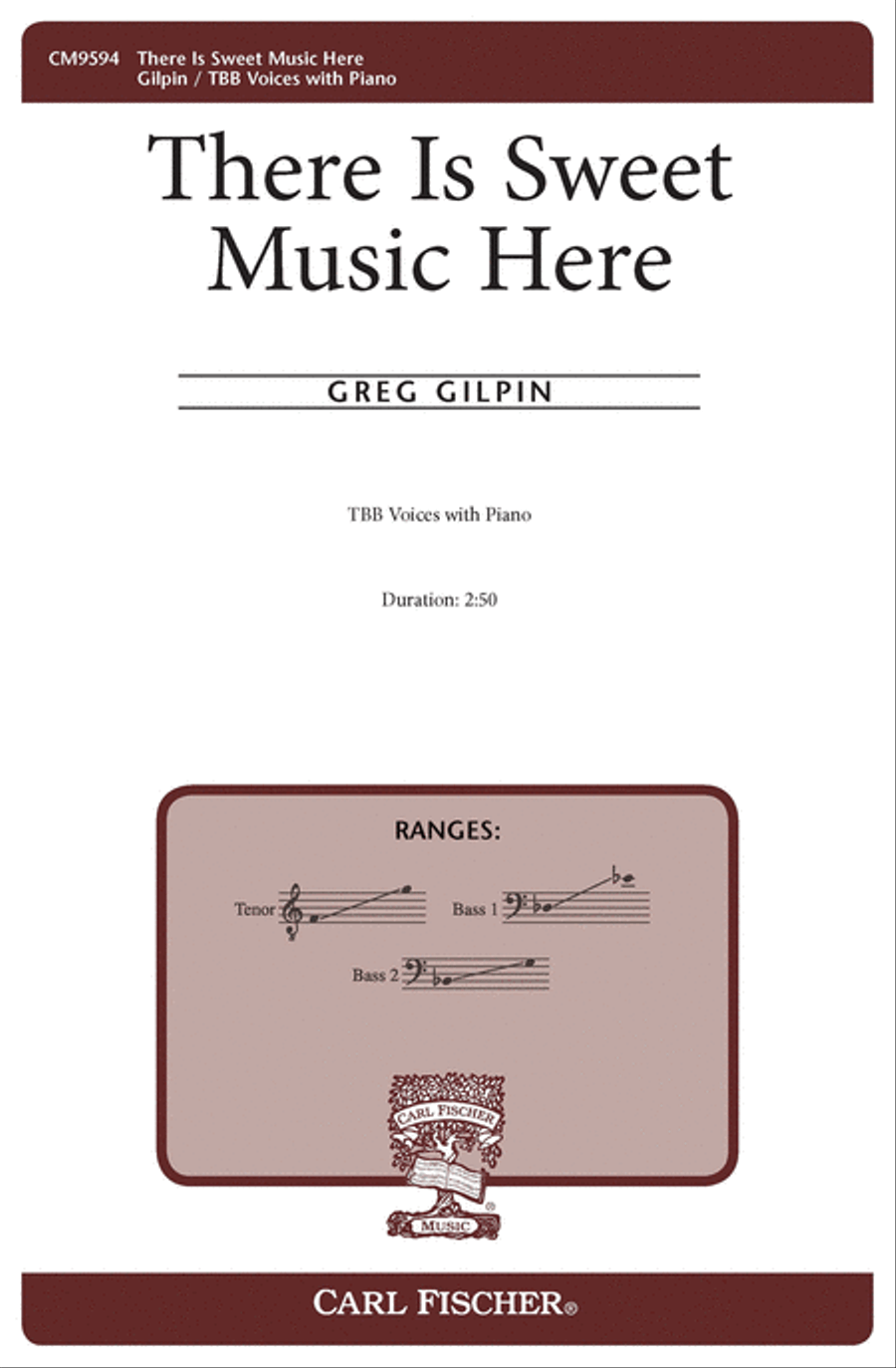 There is Sweet Music Here 3-Part scores gallery preview page 1