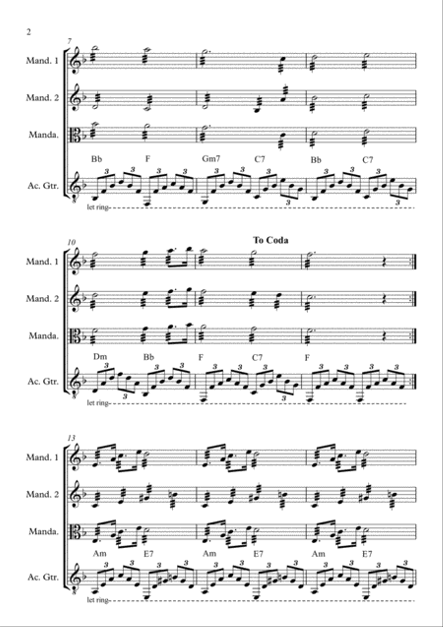 Can't Help Falling In Love Small Ensemble scores gallery preview page 2