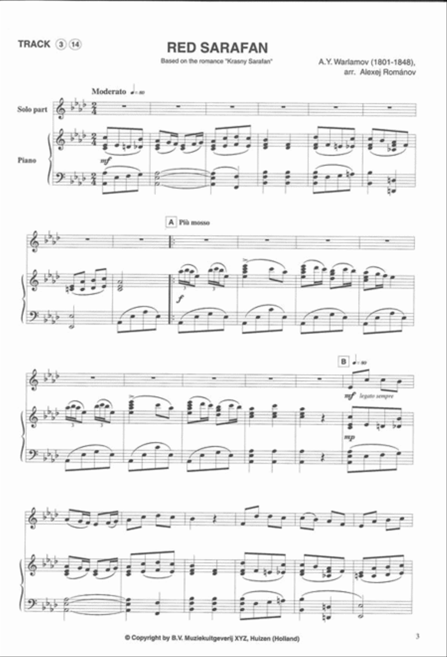 Russian Classics Russian Classics Piano Accompaniment scores gallery preview page 2