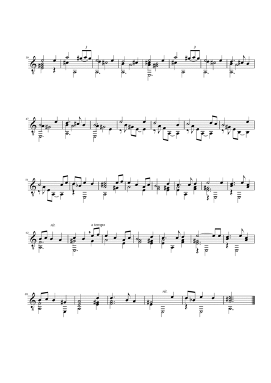 30 original guitar solos Classical Guitar scores gallery preview page 5