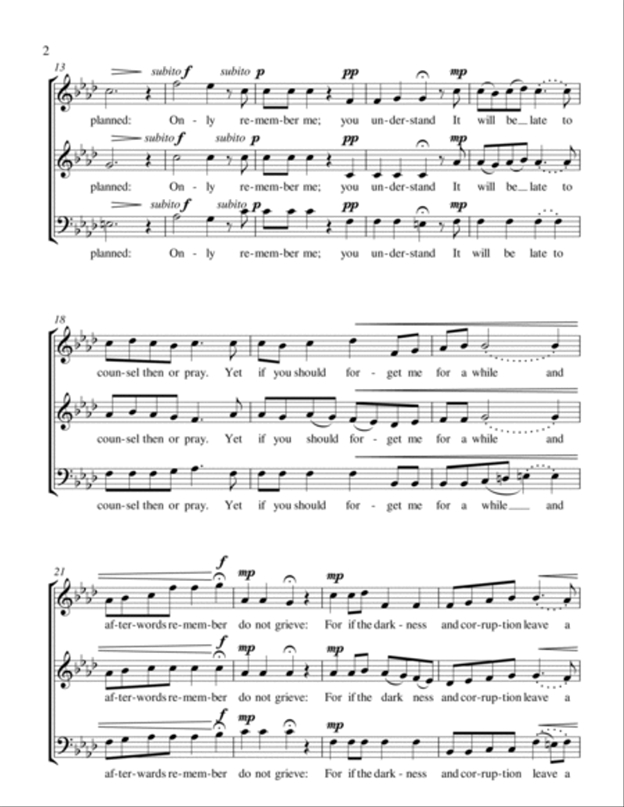 Remember 3-Part scores gallery preview page 2