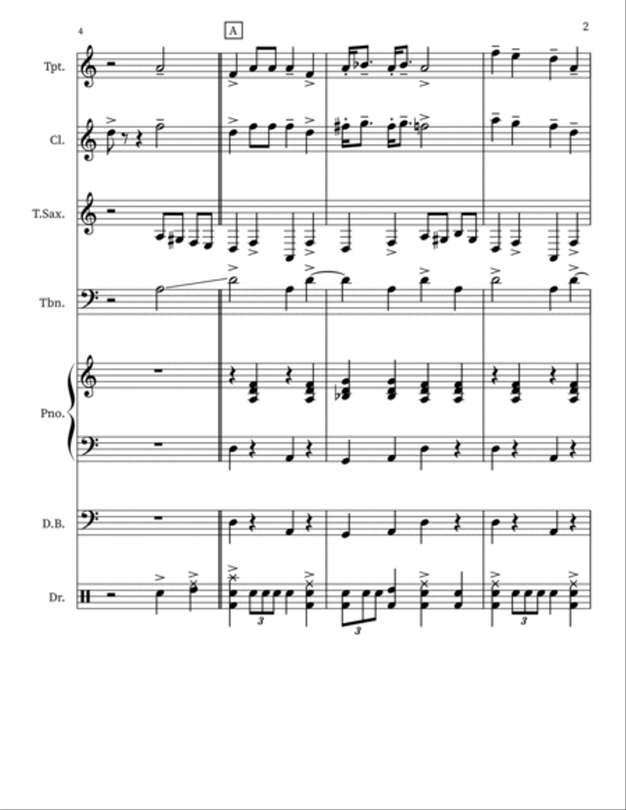 Jewish Wedding Dance Small Ensemble scores gallery preview page 2
