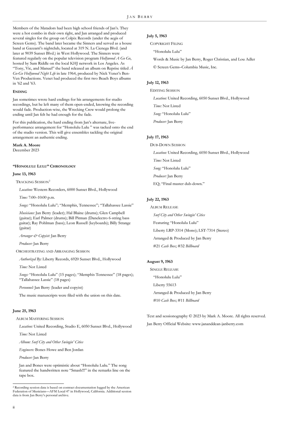 Honolulu Lulu Jazz Ensemble scores gallery preview page 4