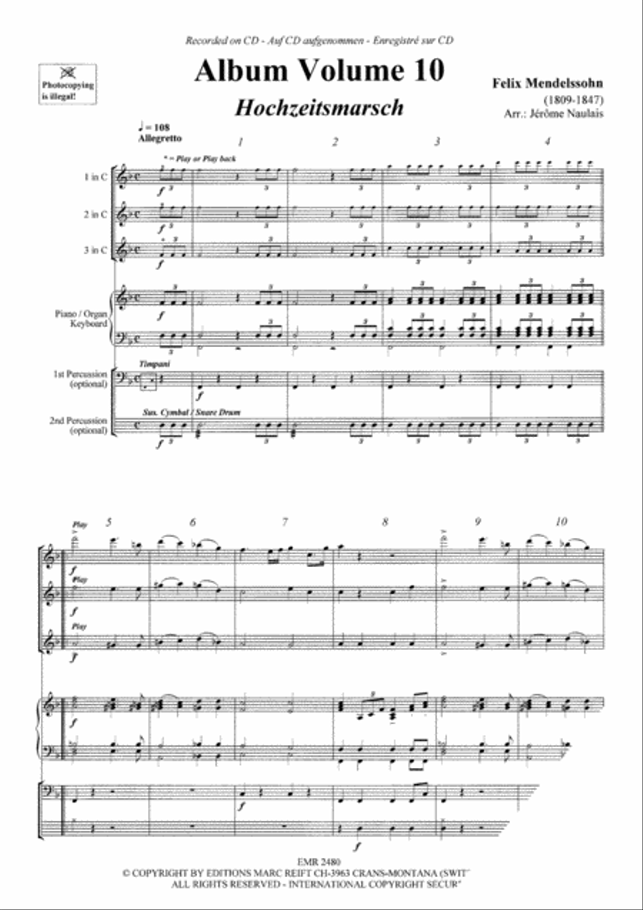 Album Volume 10 Flute scores gallery preview page 3
