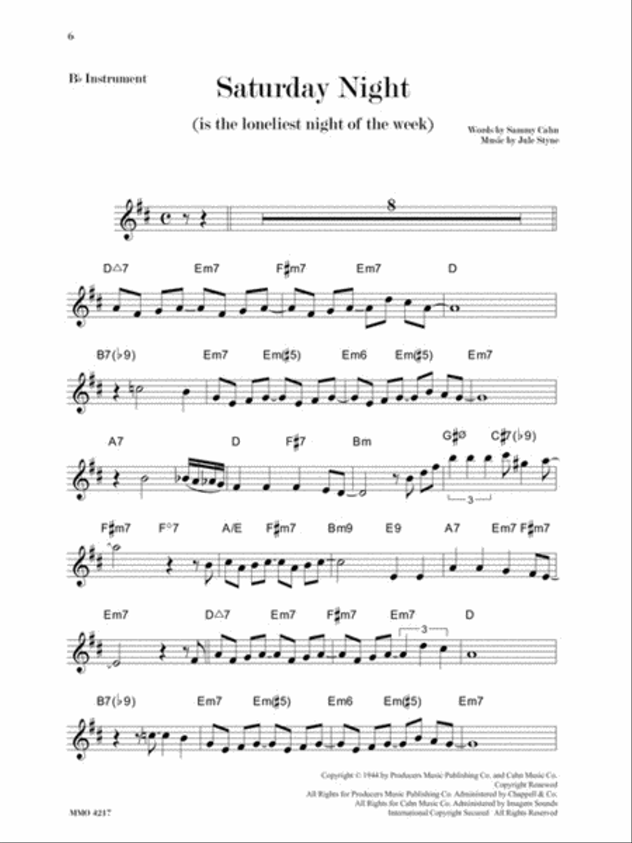 Sinatra, Sax and Swing Tenor Saxophone scores gallery preview page 3