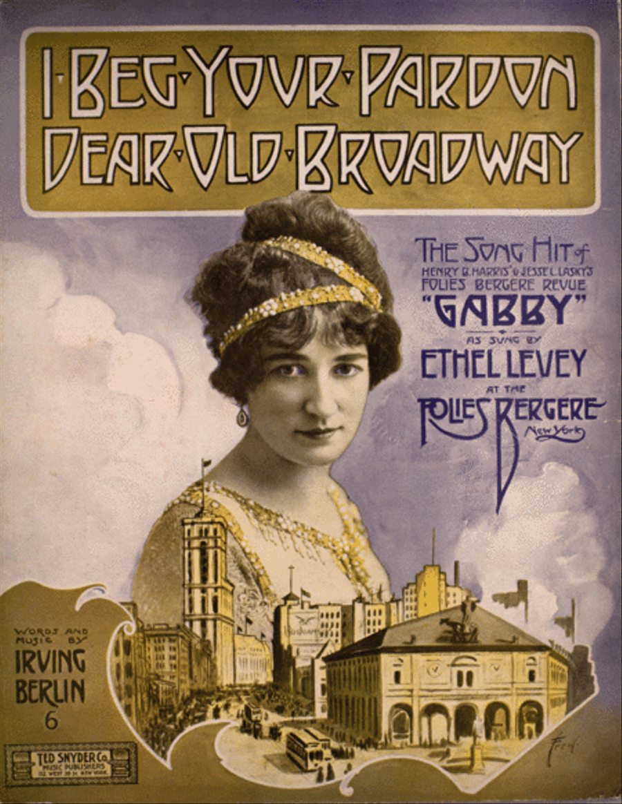 I Beg Your Pardon Dear Old Broadway Voice scores gallery preview page 1