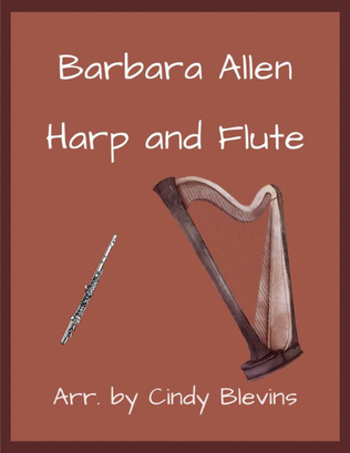 Book cover for Barbara Allen, for Harp and Flute