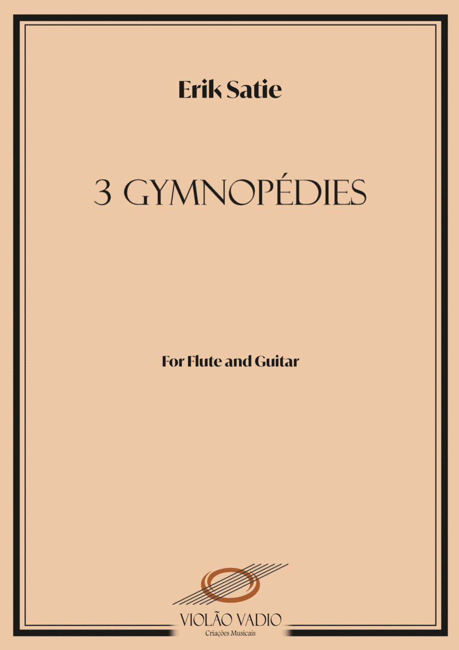 Gymnopedie 1, 2 and 3 - guitar and flute Chamber Music scores gallery preview page 1