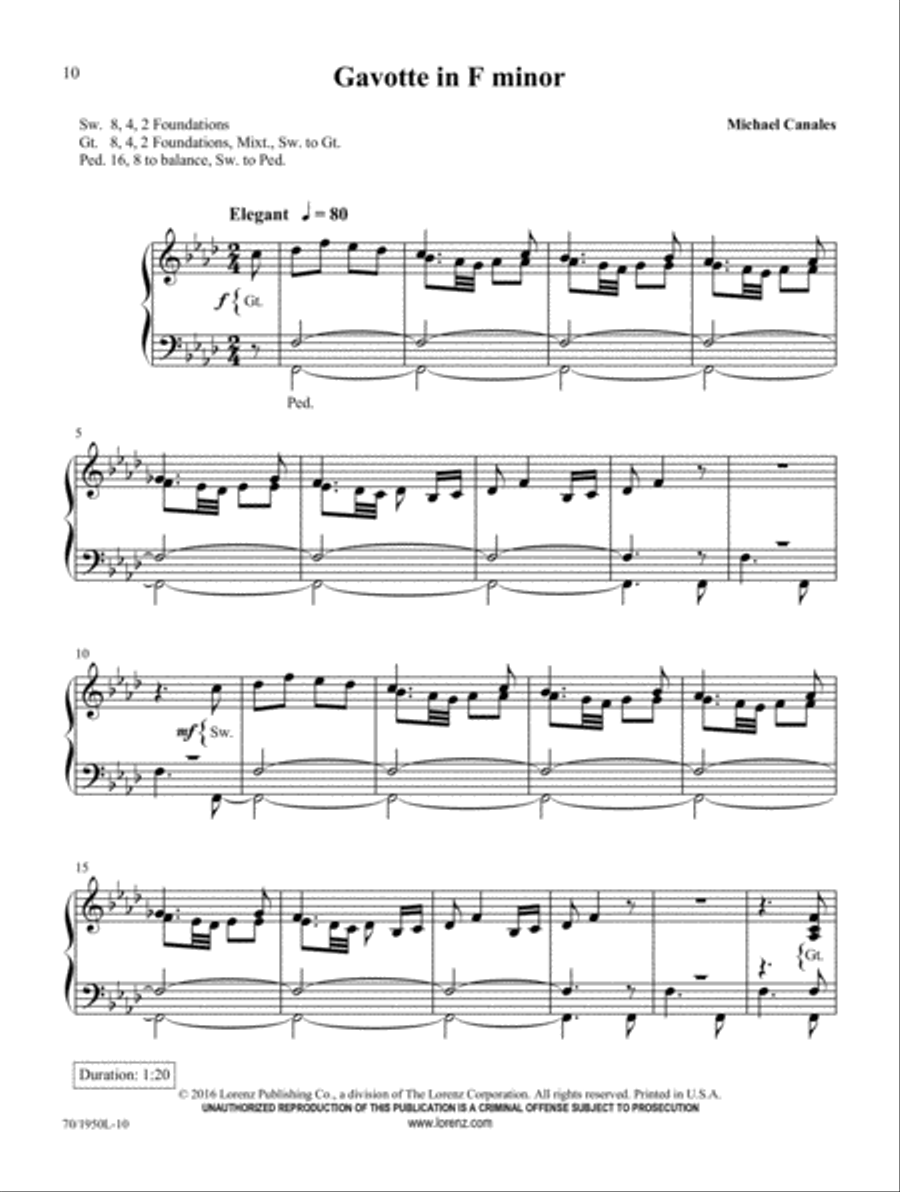 Inventions for Worship Organ Solo scores gallery preview page 5