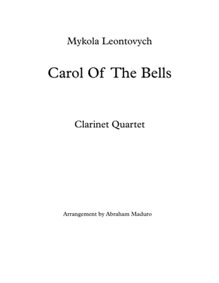 Book cover for Carol Of The Bells Clarinet Quartet