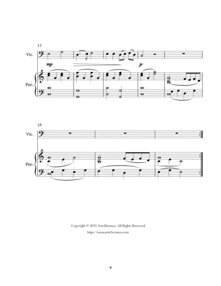 Easy Classics for Cello - Piano accompaniments image number null