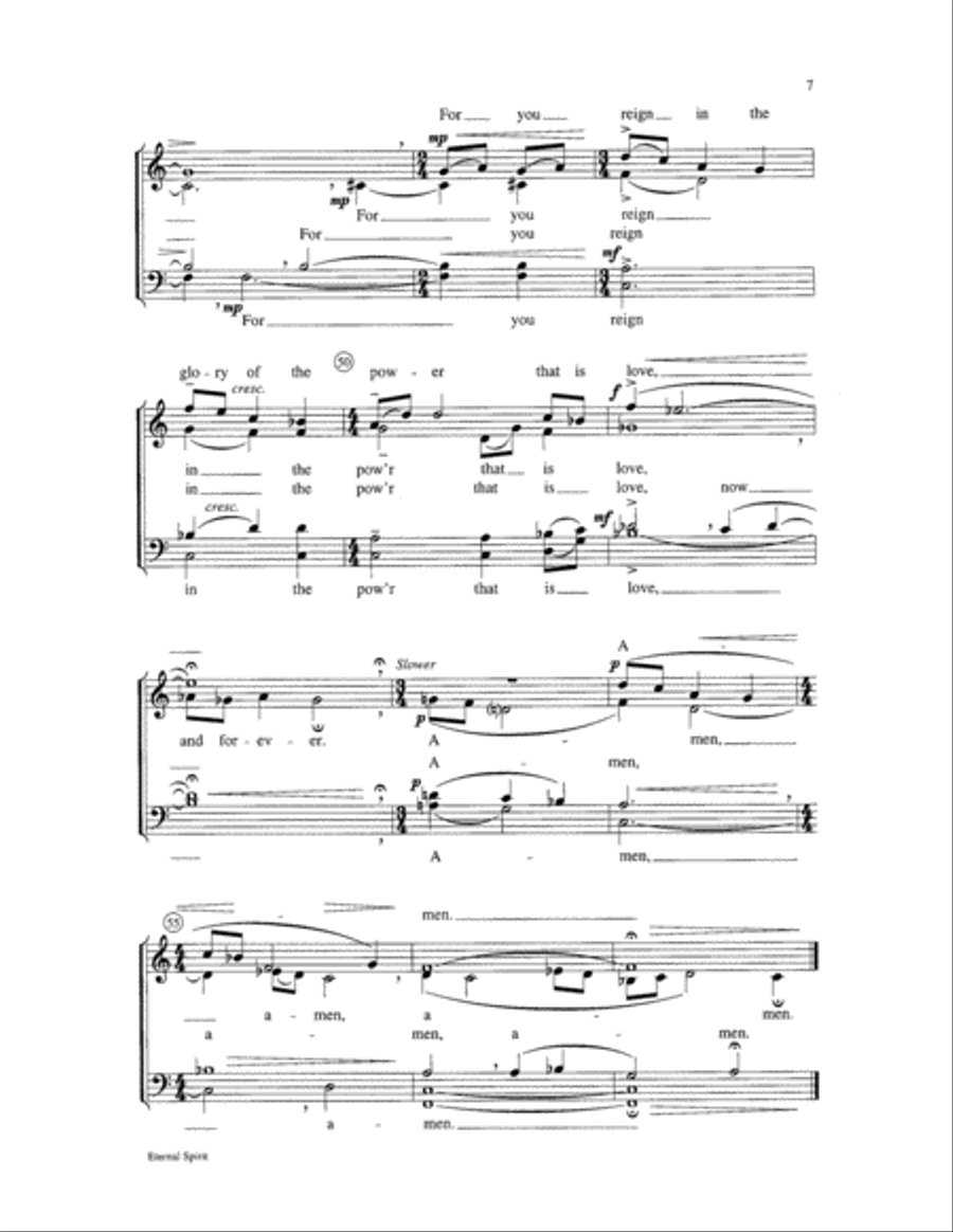 Eternal Spirit Choir scores gallery preview page 7