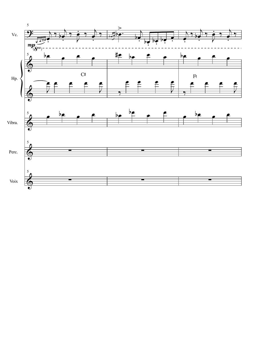 Voyage to Luggnagg (from Gulliver's Travels), for young musicians - score and parts Choir scores gallery preview page 2