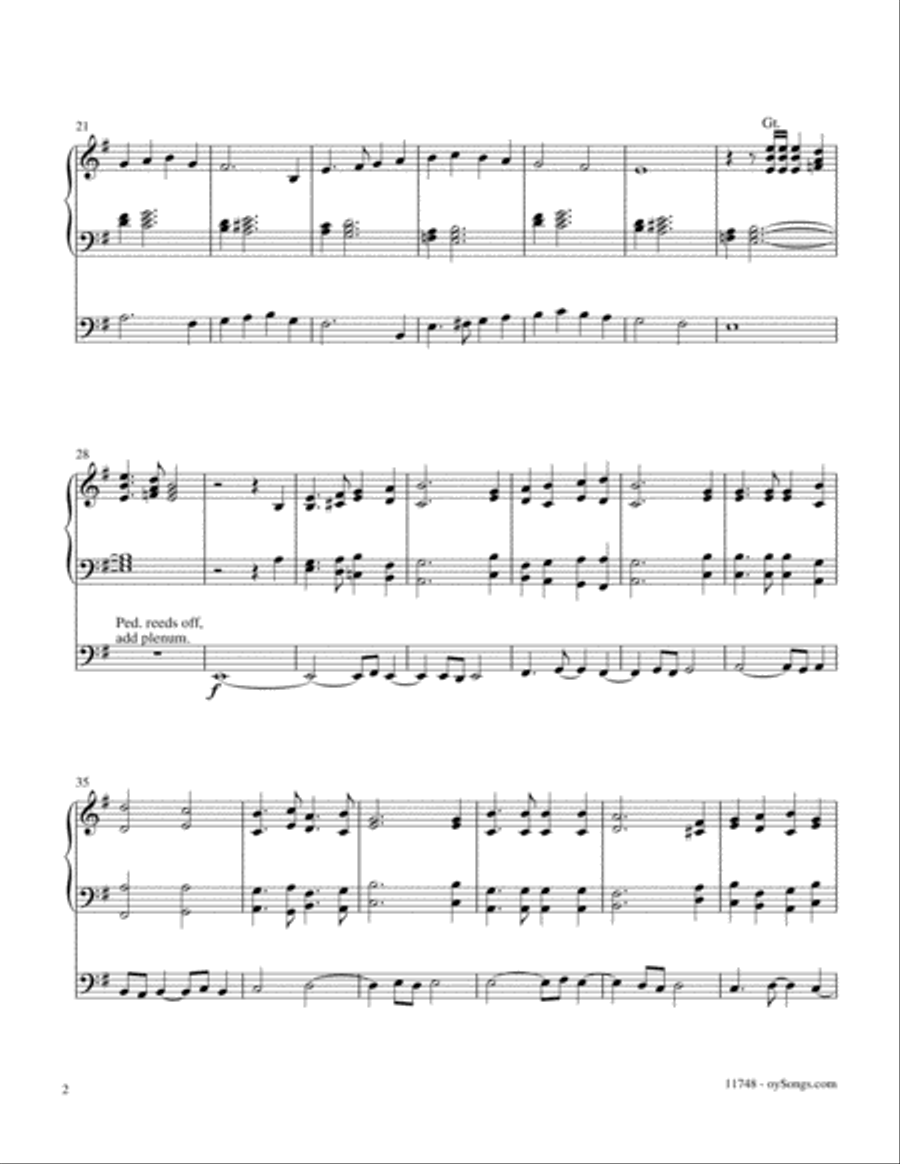 Fantasy On Yigdal Fantasy On Yigdal Organ Solo scores gallery preview page 2