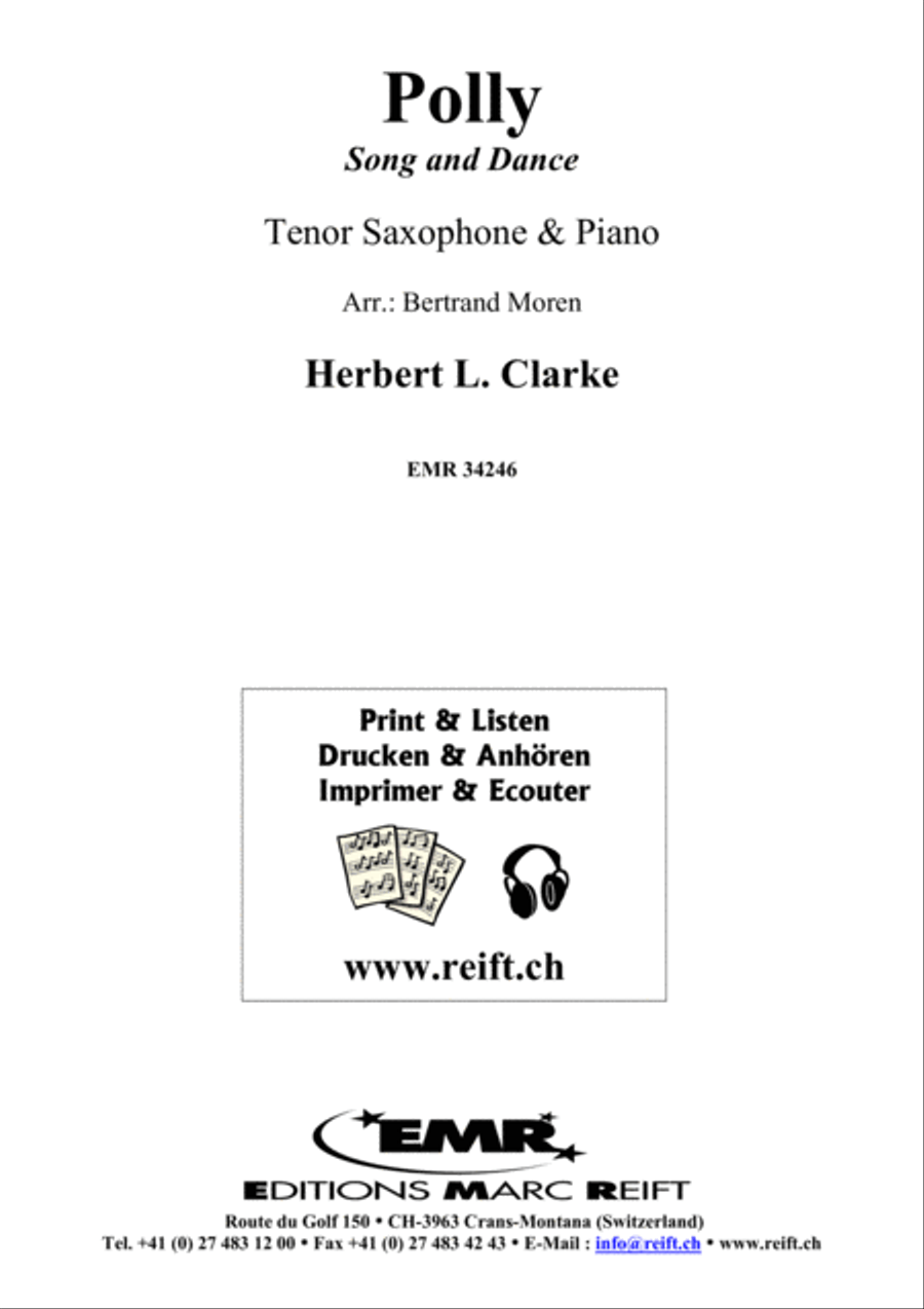 Polly Tenor Saxophone scores gallery preview page 1