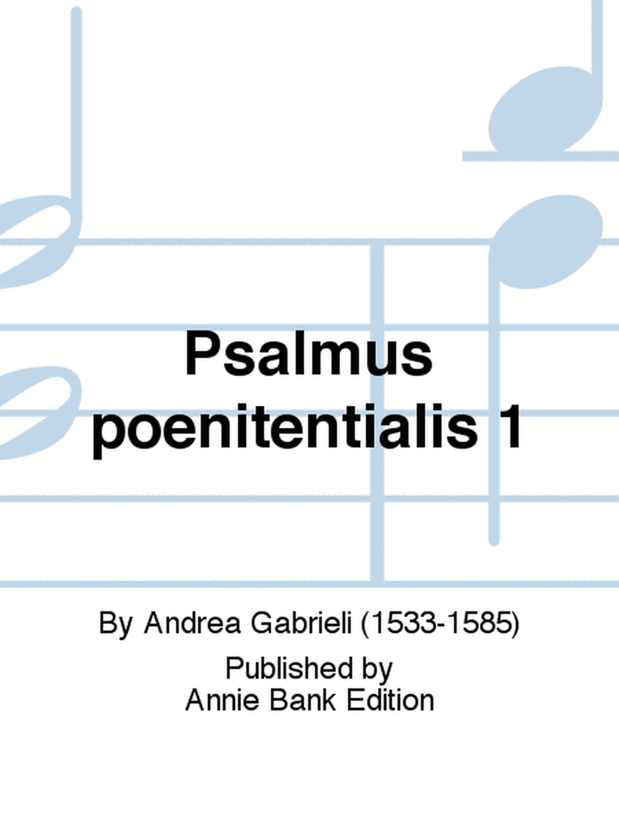 Psalmus poenitentialis 1