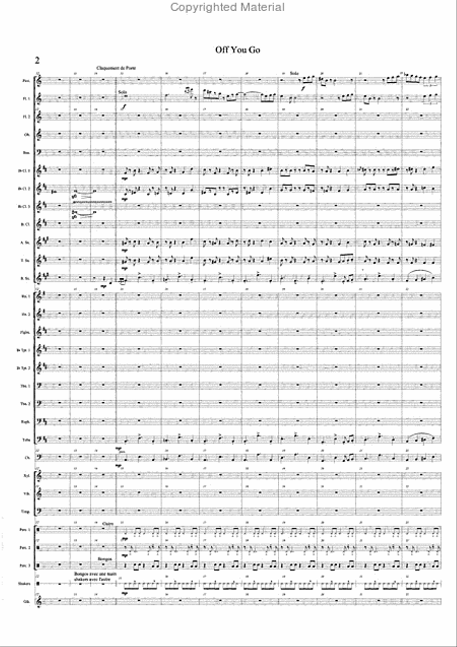 Off You Go Concert Band scores gallery preview page 3