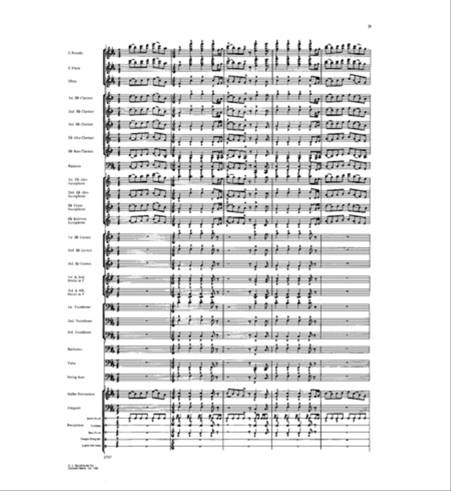 Declaration, Ballade & Finale Concert Band scores gallery preview page 20