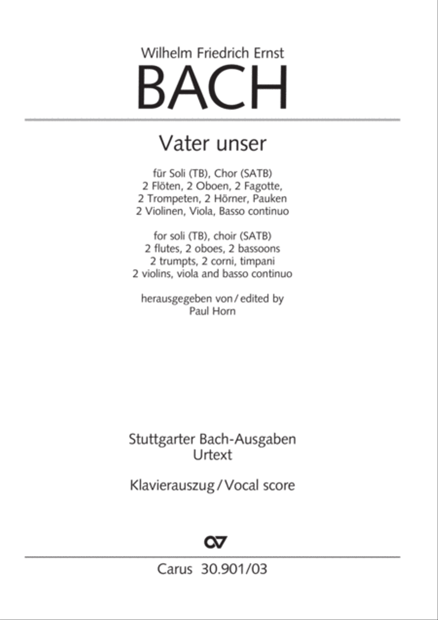 Our father (Vater unser) Our father (Vater unser) TB scores gallery preview page 2