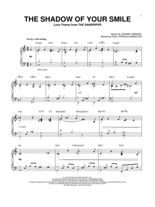 The Shadow Of Your Smile [Jazz version] (arr. Brent Edstrom)