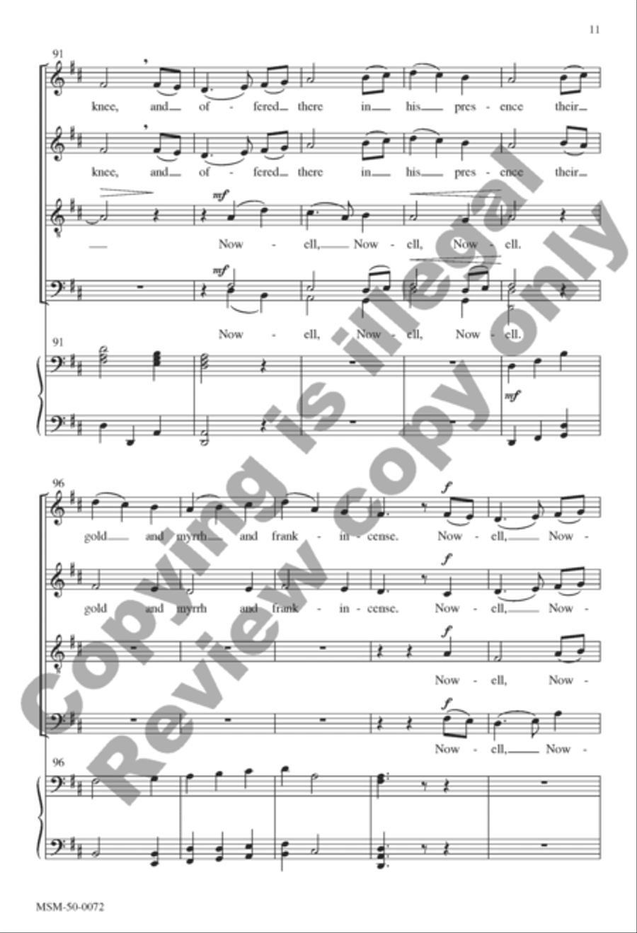 The First Nowell The First Nowell Divisi scores gallery preview page 11