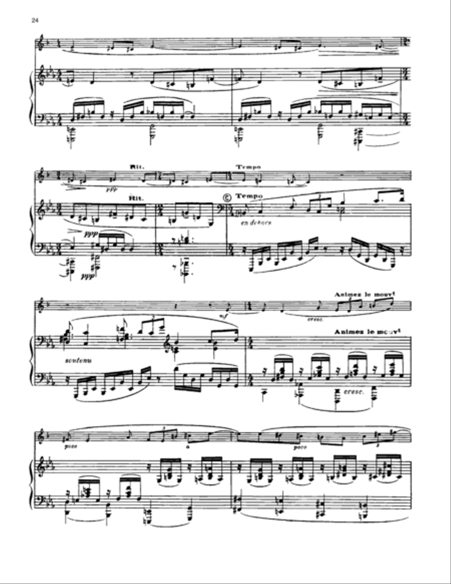 Concertstuck Clarinet Solo scores gallery preview page 4